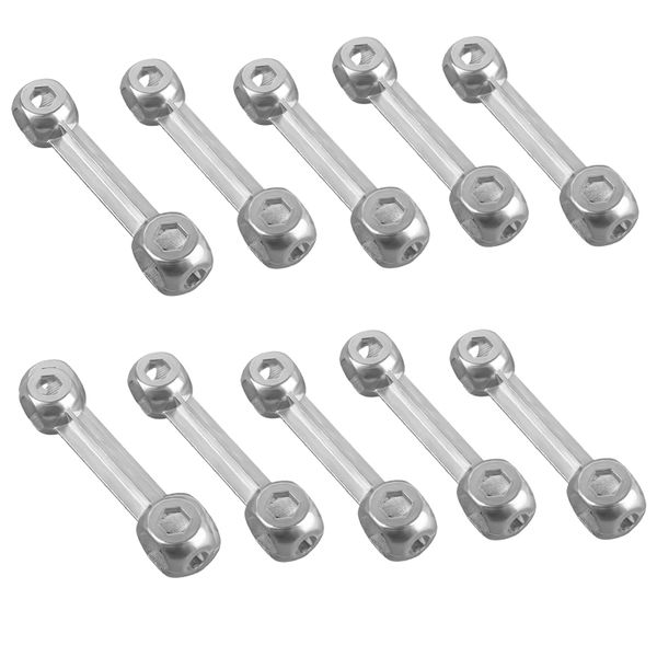 10-Pack All-in-One Wrench Kit: Fits Multiple Sizes for Quick Repairs