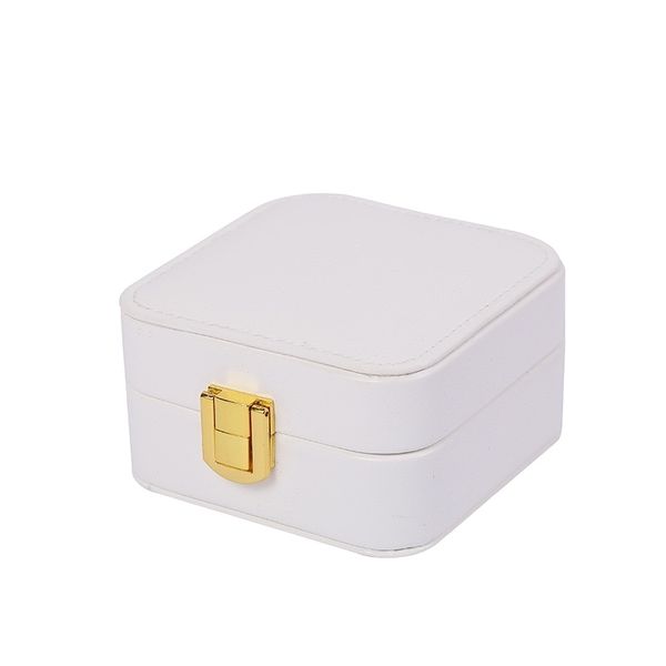 Travel Jewelry Case for Earrings Necklace Ring with Mirror