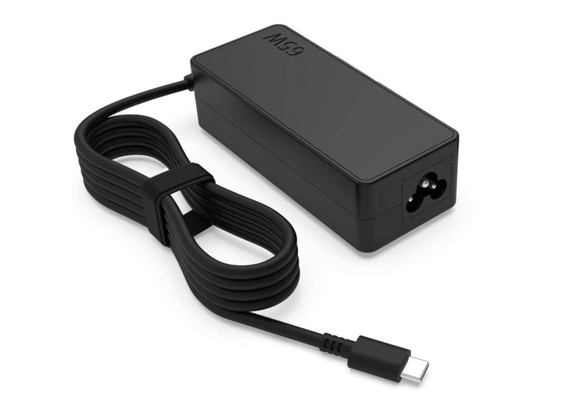 65W Type-C Power Adapter Charger Compatible with Laptops, Tablets &amp; Phones