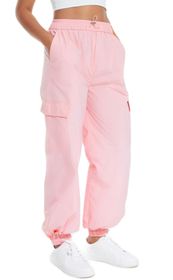 Quiz Ladies - Pink Parachute Cargo Trousers | Shop Today. Get it ...