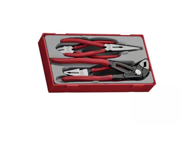 TengTools - Plier Set Vinyl Grip Q TT1 4 Pieces - TT440Q