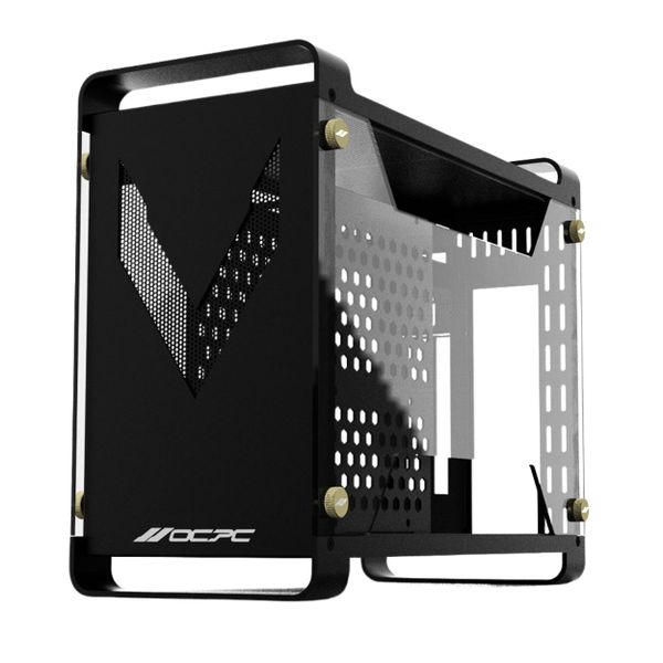 OCPC Vittoria Black Mini-ITX PC Case - NO PSU - Supports SFX / L-SFX PSU
