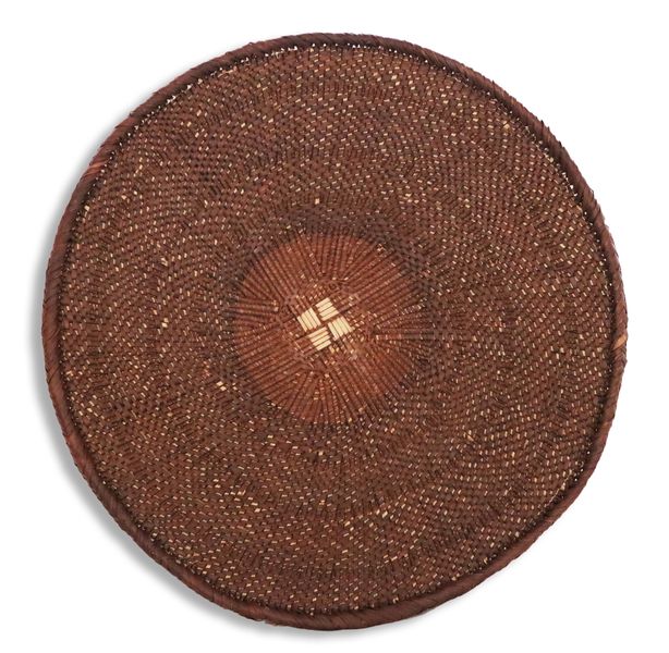 Brown Faux Grass Home Decor Wall Art
