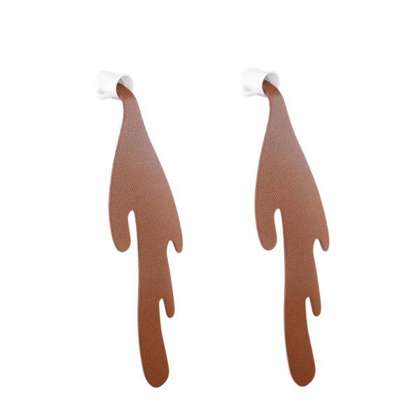2 Pcs Spilled Coffee Bookmark Creative 3D Bookmark for Readers Book Lovers