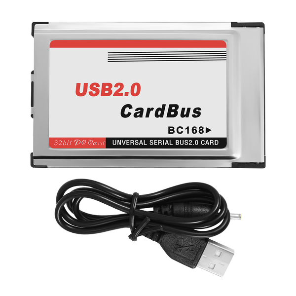 Pcmcia To Usb 2 0 Cardbus Dual 2 Port 480M Card Adapter For Laptop