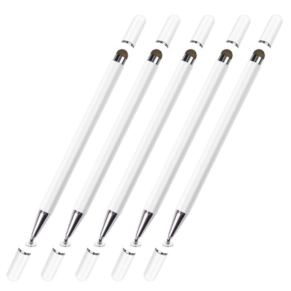 SIDESWIPE 2-in-1 Precision Disc and Soft Tip Stylus - 5 Pack