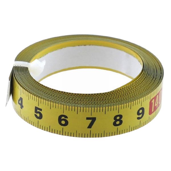 Tool DIY Craft Self Adhesive Metric Measuring Tape Left To Right (2m)