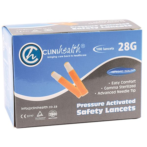 Clinihealth - Lancet 28G Safety 100's