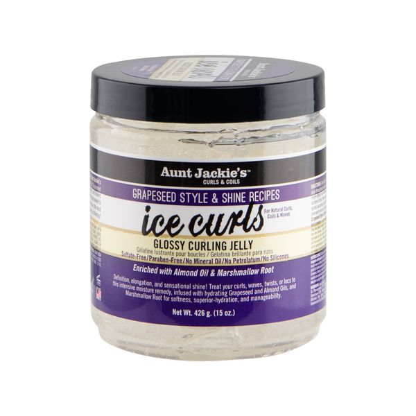 Aunt Jackie's Grapeseed Style &amp; Shine Recipes Ice Curls - 426g