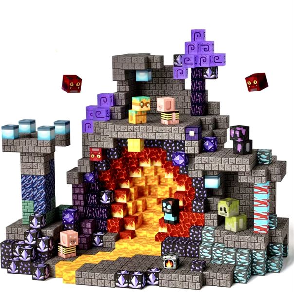 Magnetic building blocks 300 piece Cave
