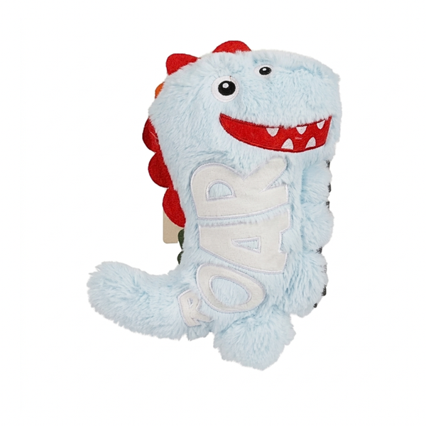 Grey Dinosaur Microwave Heating Pad - Soft &amp; Soothing Comfort