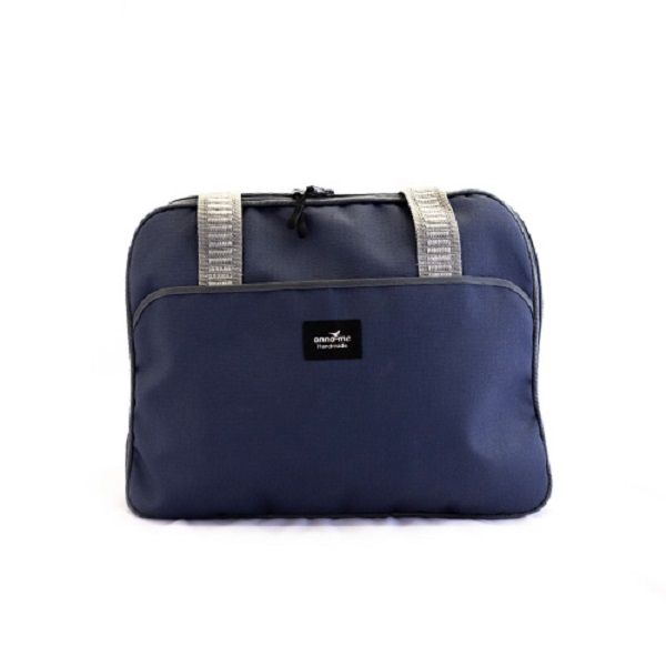 Anna Me - Ripstop Navy Laptop Bag 15.6