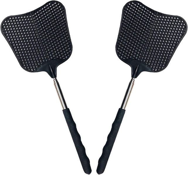 Telescopic Fly Swatters, Durable Plastic Fly Swatter Heavy Duty Set