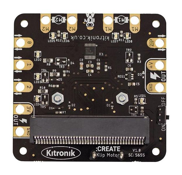 Kitronik (5655) Motor Driver Board, 4.5 V, BBC micro:bit