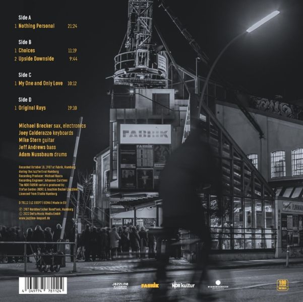 Live at Fabrik, Hamburg 1987 (Vinyl / 12" Album)