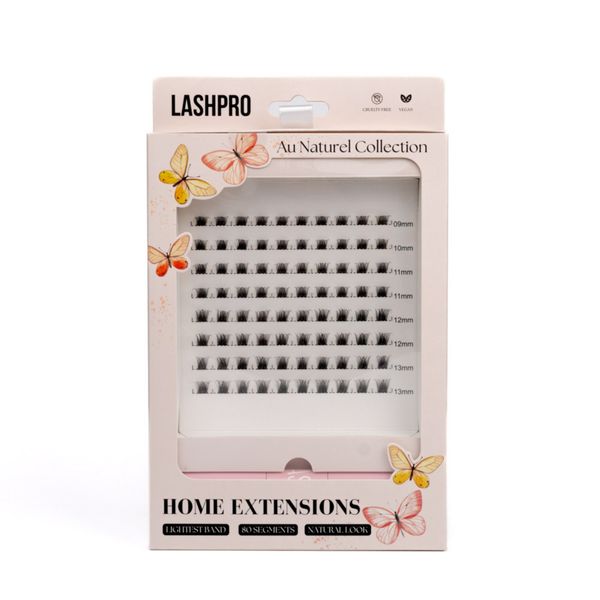Lashpro DIY Set - Au Naturel Collection Lila (Soft Everyday Lashes)