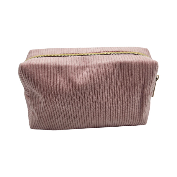 Cosmetic Bag - Corduroy - Pink