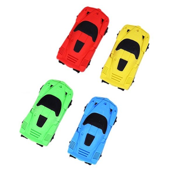 4 Pack Modern Touch Car Shape Eraser for Kids(Random colors)