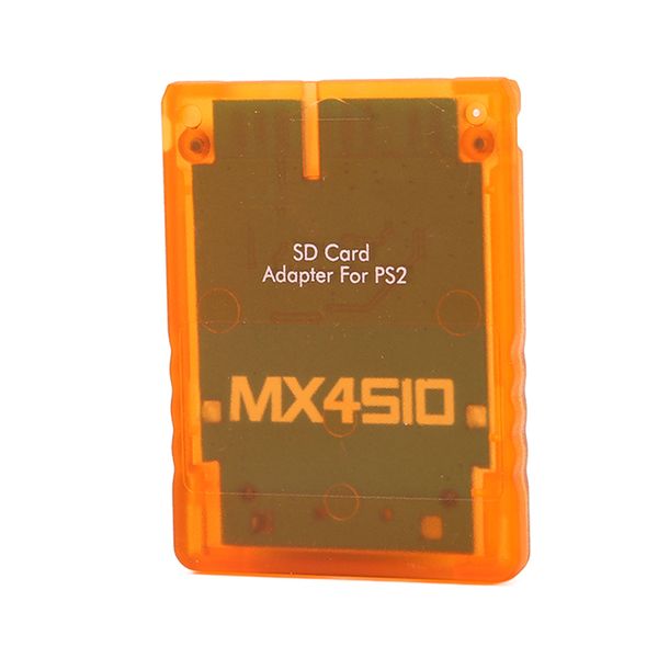 Transparent Card Reader Compatible with PS2 (Orange)