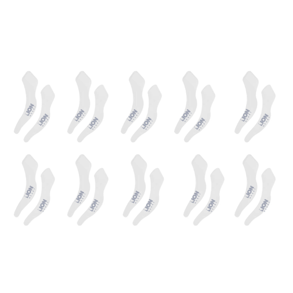 LH Anti-slip Silicone Ear Clip Eyeglass Soft Glasses Ear Retainer -10 pairs