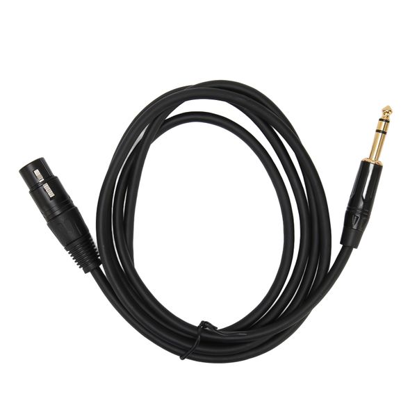 Balanced XLR to 1/4 TRS Cable,3.3ft Heavy Duty Interconnect