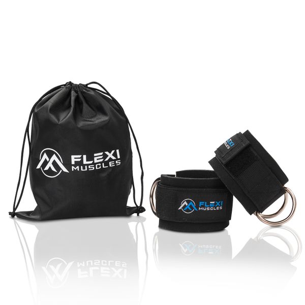 Flexi Muscles - Ankle Straps for Cable Machine - Set of 2