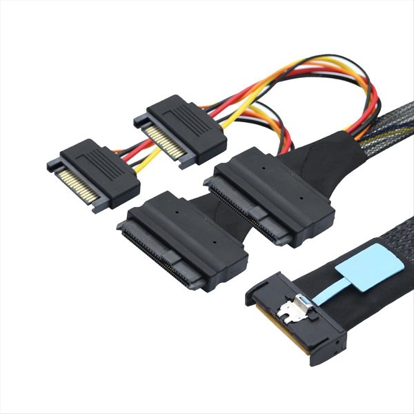 Server Adapter Cable Slimline Sas Mcio 8I 74P To 2-Sff 8639+15P