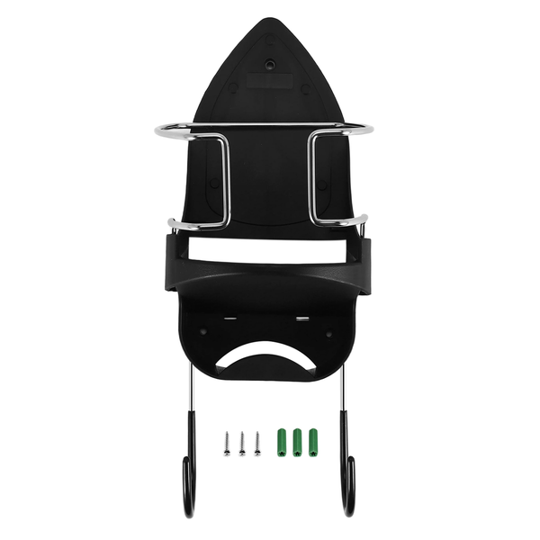 Iron Board Hanger Wall Electric Iron Holder With Removable Hooks -1