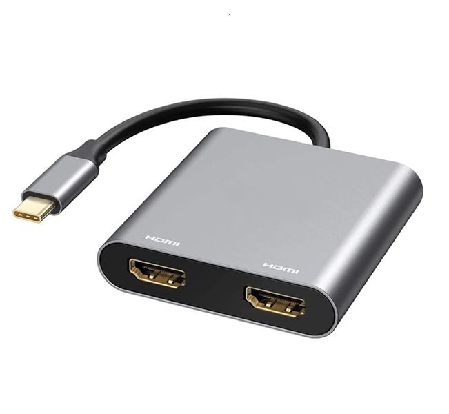 GLS -L50 Type C To 2 HDMI + USB-C And USB-A