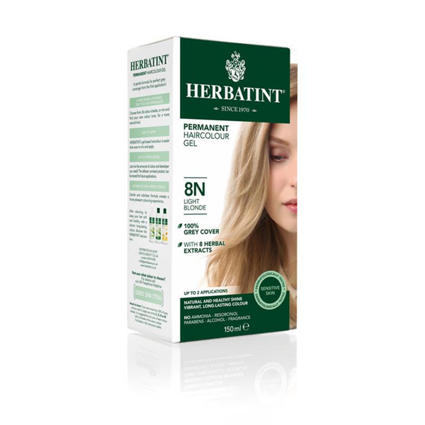 Herbatint Hair Colour - 8N Light Blonde x 6