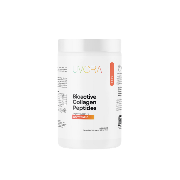 Uvora Body Bioactive Collagen Peptides - Sculpt Tone &amp; Build Lean Muscle