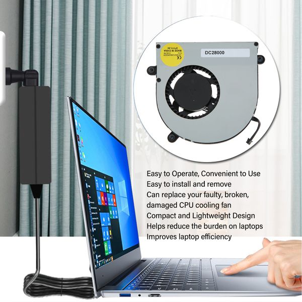 4Pin Power Connector Notebook CPU Cooler for Dell Alienware M17X R3 R4