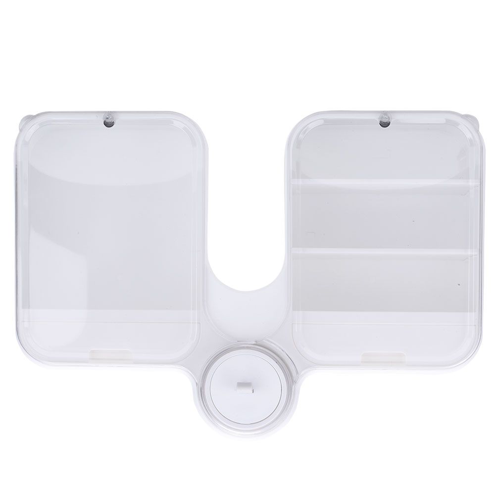 Styleberry Wall Mounted Double Door Cosmetic Storage Organiser - White