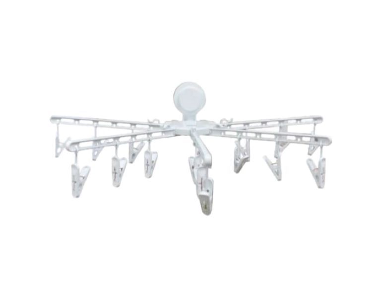 Bathlux -Overhead Hanging Clothing Dryer With Suction Cup