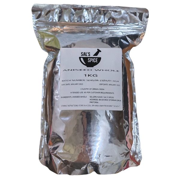 Sal's Spice Aniseed Whole - 1kg