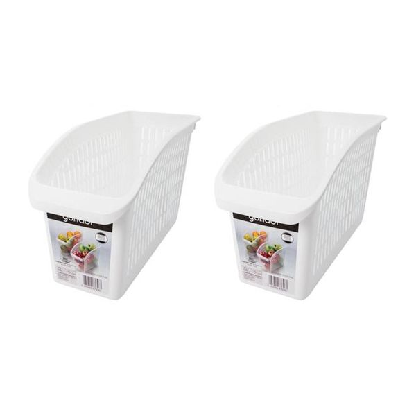 2 x Gondol Fridge Organiser Basket - Fresh Produce