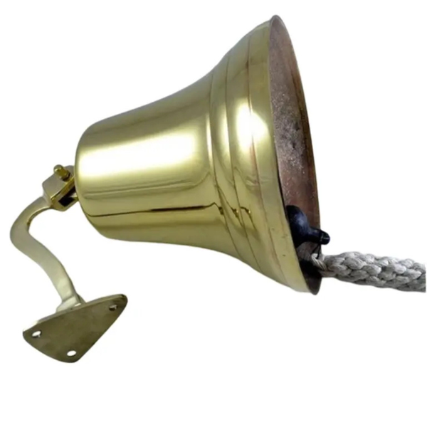 Brass Bell Wall Mounted 38cm Diameter