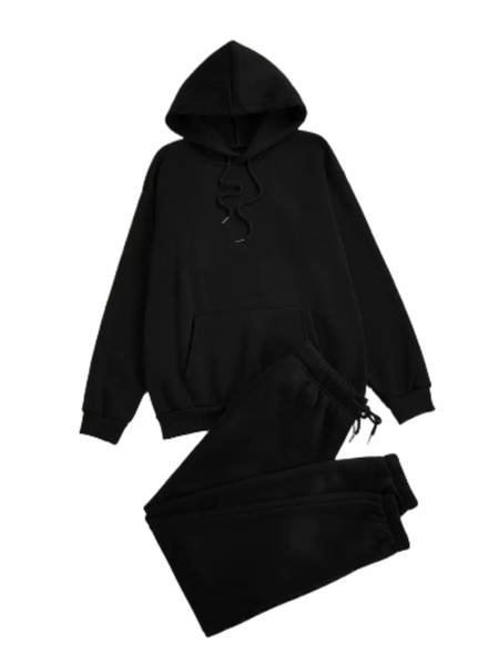 Secret Shield-1 Solid Color Polyester Women's Casual Tracksuit Set