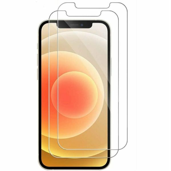 2 PACK iPhone 12 Pro Screen Protector Guard Tempered Glass