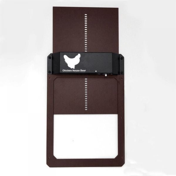 Automatic Chicken Coop Door Waterproof with Light Sensor Battery Operated