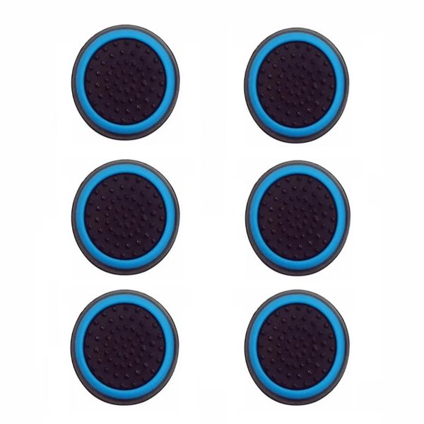 Wireless Controllers 6 Pcs Silicone Analog Thumb Grip Stick Cover PS4/Xbox
