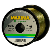 Maxima Nylon Fishing Line, 5.5KG/12LB 0.32MM, Colour Ultra Green