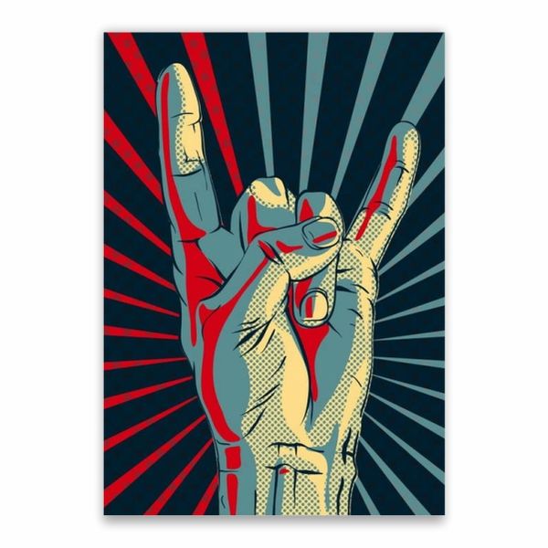 Rock' N Roll Sign Poster - A1