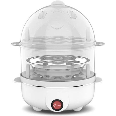 Double Layer Egg Cooker 14 Egg Capacity Hard Boiled Egg Cooker