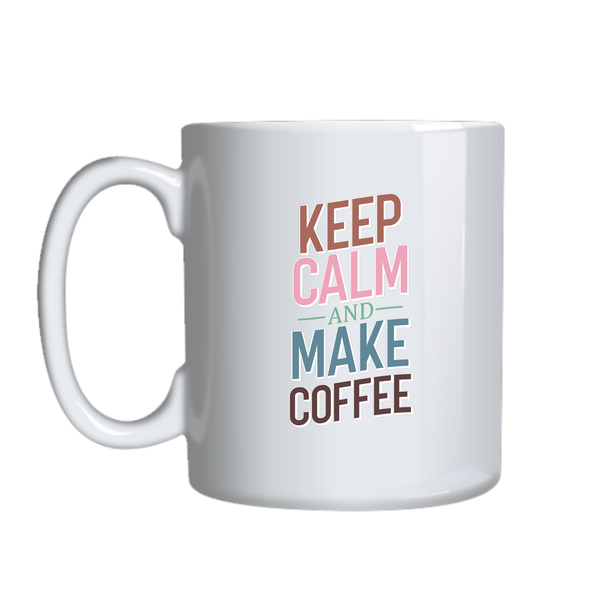 Keep Calm Coffee Lover Mugs Trendy Graphic Cup Design Birthday Present 033