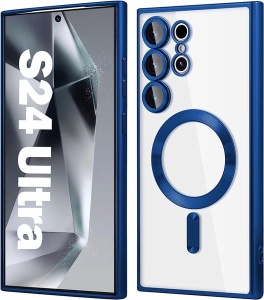 MagSafe Clear Case Samsung S24 Ultra Blue