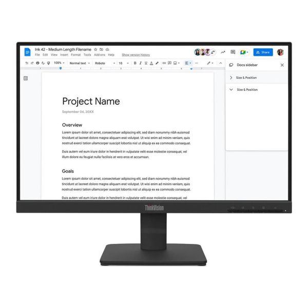 Lenovo ThinkVision S22-4e 21.5-inch FHD Computer Monitor 100Hz 4ms