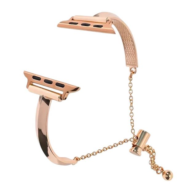 Elegant Bangle-Styled Watch Band - Rose Gold
