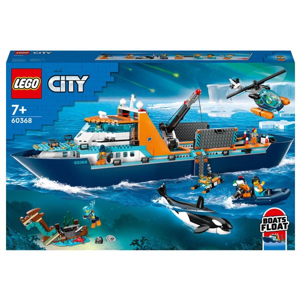 LEGO® City Arctic Explorer Ship 60368 Building Toy Set (815 Pieces)