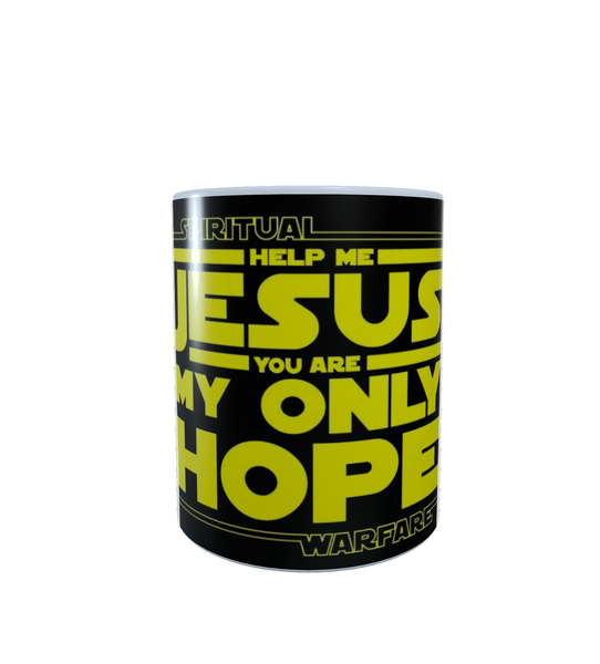 Christian - Help Me Jesus, You Are My Hope - Star Wars Style - Coffee Mug